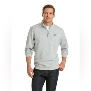 Vineyard Vines Gray Quarter-Zip Sweatshirt